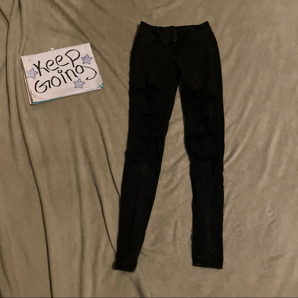 Lovesick ripped jeans